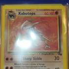 Kabutops #24 Fossil Set RARE non holo card - pikkukuva 2