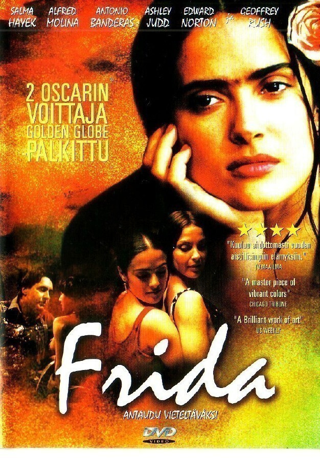 dvd, Frida (Salma Hayek, Antonio Banderas, Edward Norton) [d