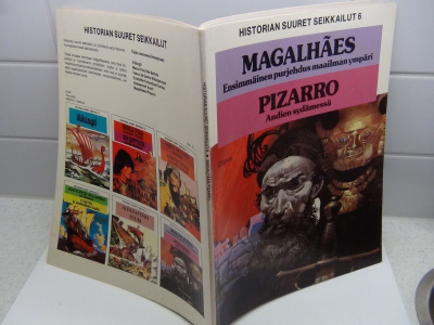 HISTORIAN SEIKKAILUT 6, MAGALHAES, PIXARRO ,1981