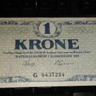 Danmark Tanska 1 krone 1914-18 VF+ - pikkukuva 1