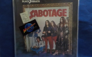 BLACK SABBATH - SABOTAGE EX+/M- 1ST -75 SCANDINAVIA PRESS LP