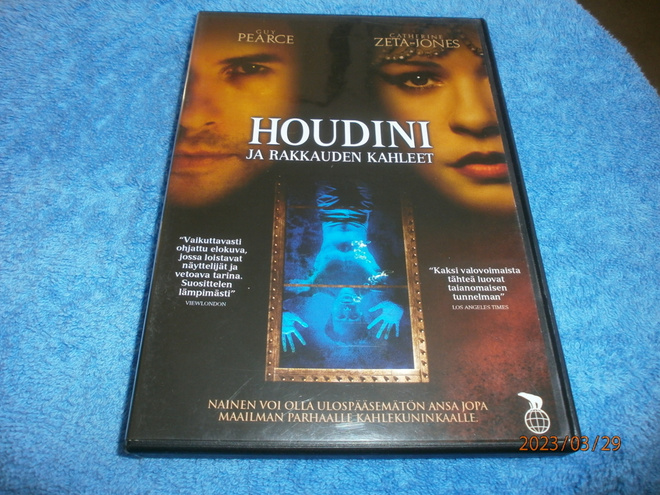 HOUDINI JA RAKKAUDEN KAHLEET   -   DVD