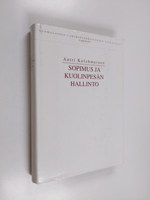 Antti Kolehmainen : Sopimus ja kuolinpesän hallinto