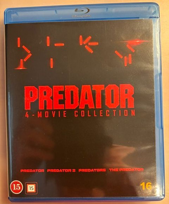 Predator, 4 movie collection, 4 x Blu-Ray
