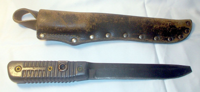 RK62 pistin, terän kärki poikki