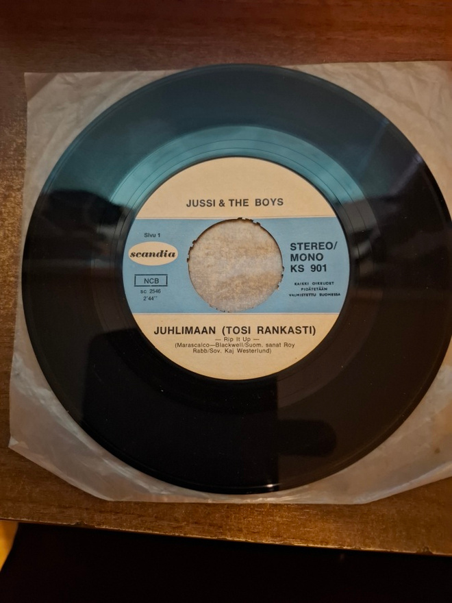 7`Jussi & The Boys - Juhlimaan Tosi Rankasti/Kesäduuniblues
