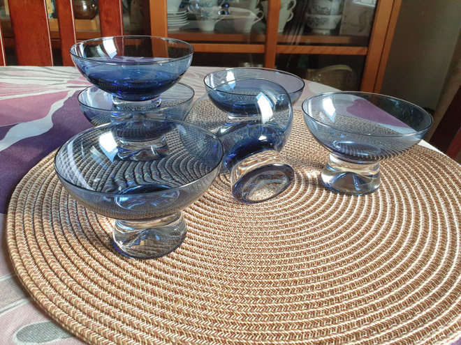 Jälkiruokamalja Iittala 2092, Tapio Wirkkala design, 6 kpl