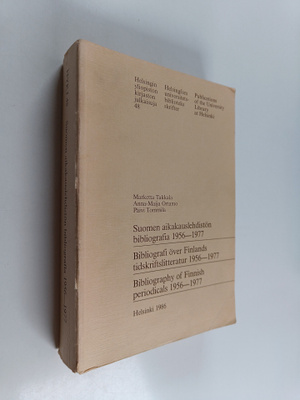 Marketta Takkala : Suomen aikakauslehdistön bibliografia ...