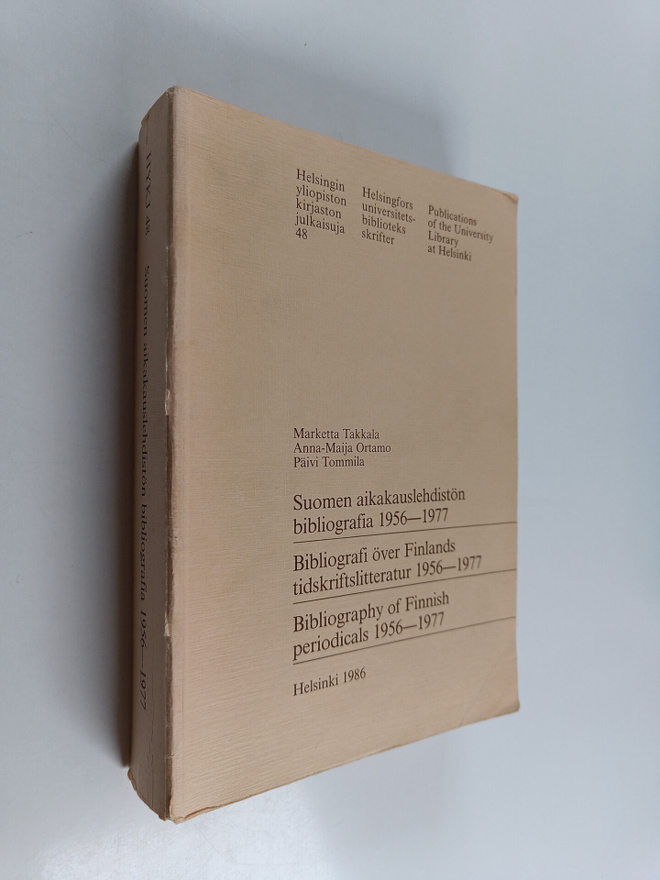 Marketta Takkala : Suomen aikakauslehdistön bibliografia ...