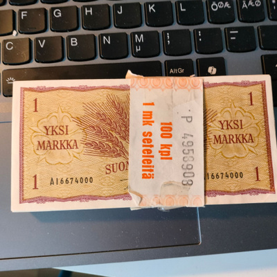 1mk 100kpl pakka