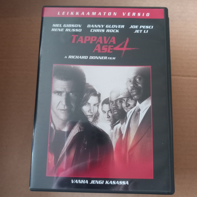 Tappava ase 4 Suomi DVD