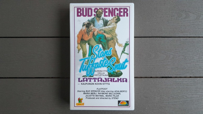 VHS: Lättäjalka - Kaupungin Kovin Kyttä (Bud Spencer 1973/?)