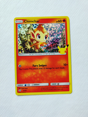 McDonalds 2021 Pokemon 25th Anniversary Holo - Chimchar