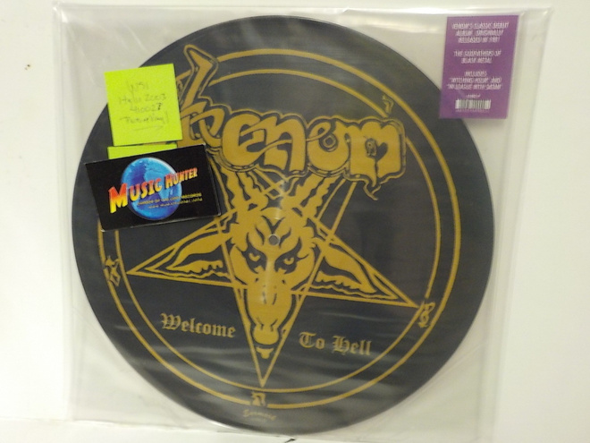 VENOM - WELCOME TO HELL UUSI !!!  ITALIA 2003 PICTURE VINYL