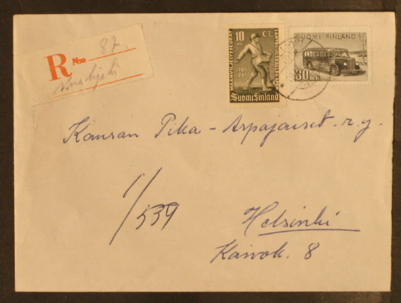 # 23631 # R-Vuolijoki kirje Helsinki - 1950