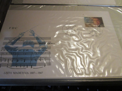 1987 LEEVI MADETOJA FDC