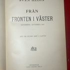 Sven Hedin : Från fronten i väster  1915 1.p. - pikkukuva 1