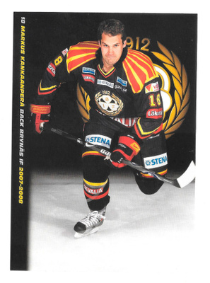 2007-08 Brynäs IF Postikortti Markus Kankaanperä