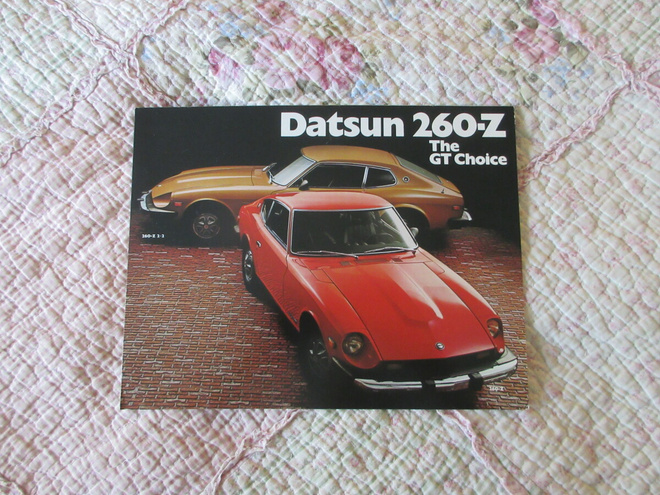 Datsun 260z myyntiesite  11-74.