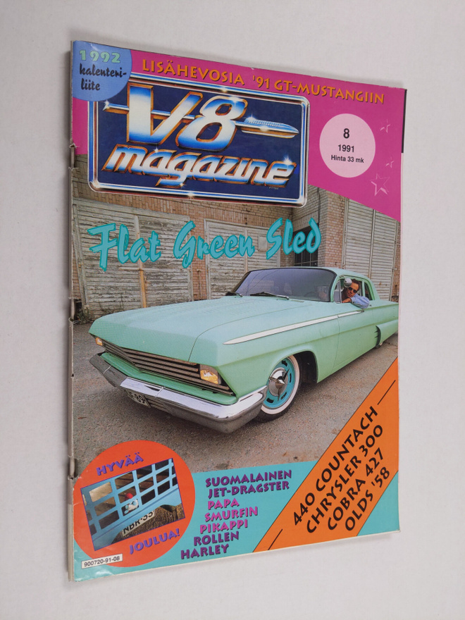 V8 magazine 8/1991 (+juliste)