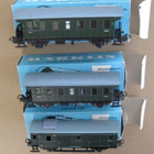 Märklin 3 vanhaa räminälaatikko matkustajavaunua - pikkukuva 2