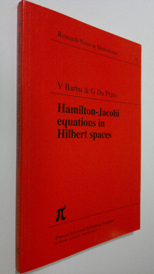 Viorel Barbu : Hamilton-Jacobi equations in Hilbert spaces