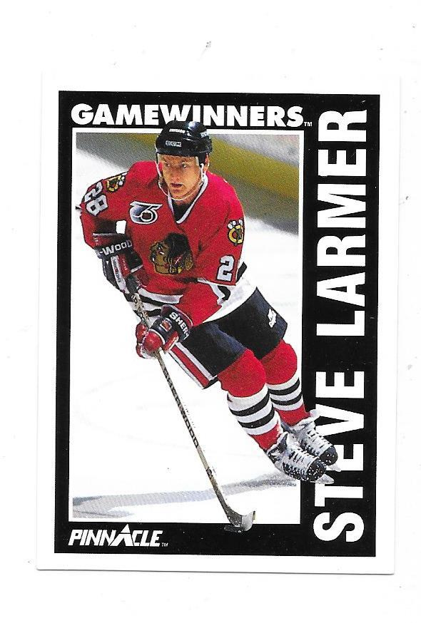 1991-92 Pinnacle Game Winners #357 Steve Larmer Chicago