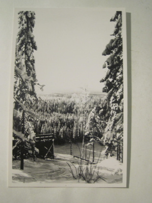 VANHA Postikortti Kuopio 1950-l Alkup.Mallikappale