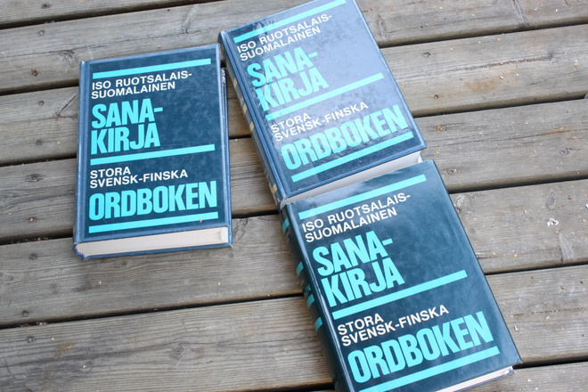 Iso ruotsalais-suomalainen sanakirja 1-3 (3 kirjaa)