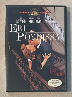 Eri pöydissä (1958) Rita Hayworth, Burt Lancaster