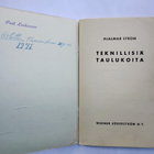 Teknillisiä taulukoita suppea laitos - Hjalmar Ström 1.p - pikkukuva 1
