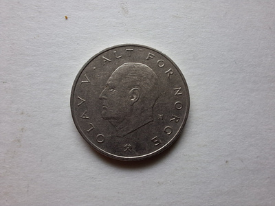 1 KRUUNU 1976 Norja