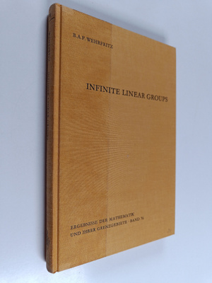 B. A. F. Wehrfritz : Infinite linear groups : an account ...