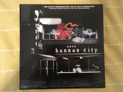 VELVET UNDERGROUND Live At Max's Kansas City -LP (USA, 180g)