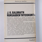 John Kenneth Galbraith : Runsauden yhteiskunta - pikkukuva 2
