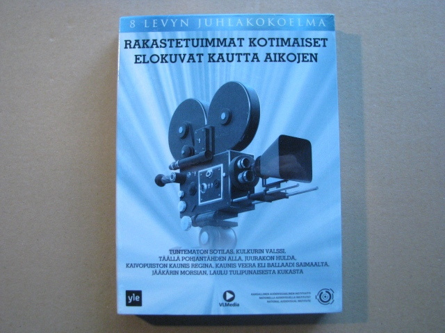 RAKASTETUIMMAT KOTIMAISET ELOKUVAT KAUTTA AIKOJEN - 8 x dvd