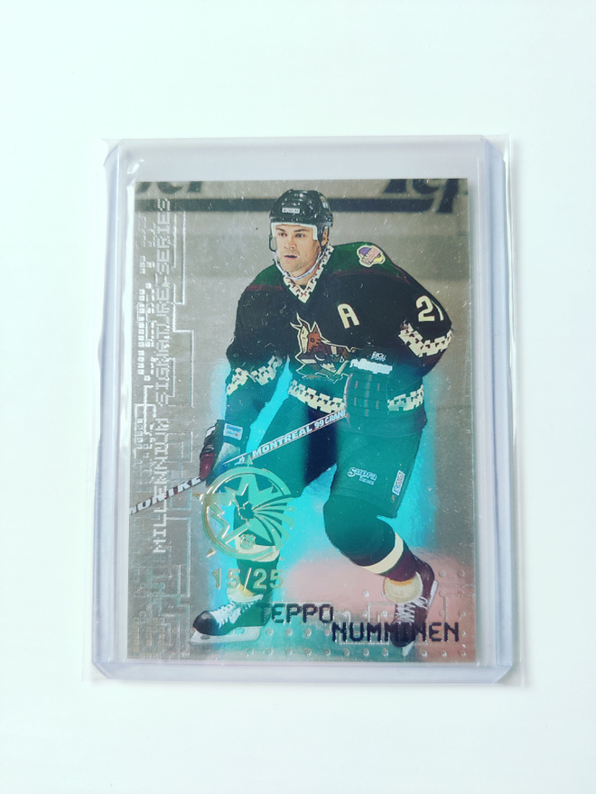 Teppo Numminen 99-00 BAP Millenium Signature /25Series