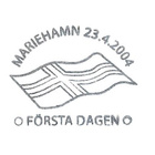 Åland 2004 ÅV 13 Ahvenanmaan lippu EP leima NELILÖ LaPe 234 - pikkukuva 2