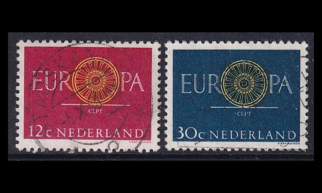Alankomaat 753-4 o Europa (1960)