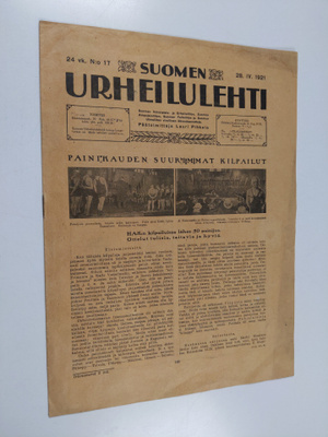 Suomen urheilulehti 17/1921