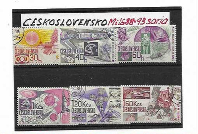 CESKOSLLOVENSKO Mi 1688-93 sarja