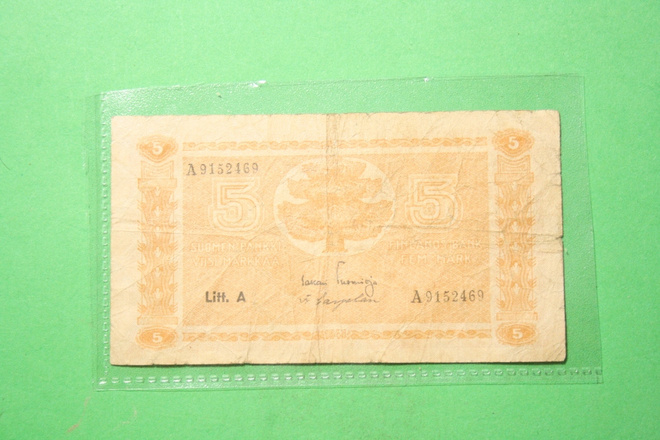 5 Markkaa 1945