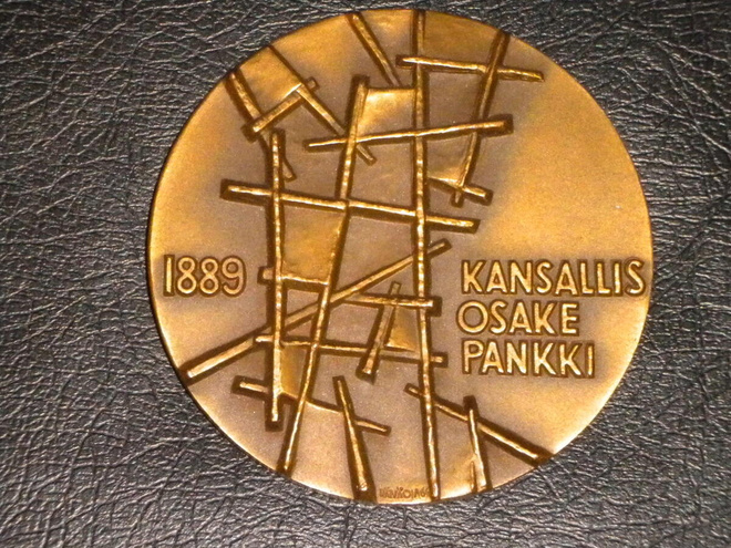Mitali - KOP 1889 Kansallisosakepankki /Heikki Häiväoja 1964