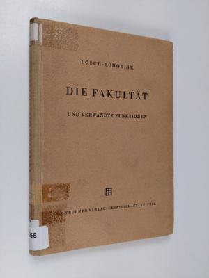 Lösch ym. : Die fakultät (gammafunktion) und verwandte fu...