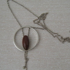  Riipus hopea  design 1960-luku vintage - pikkukuva 2