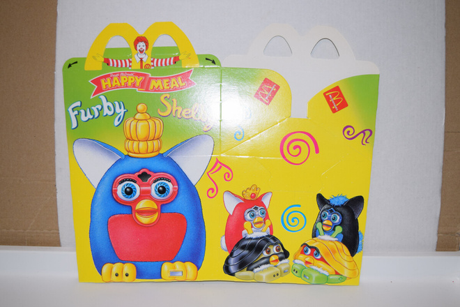 Mcdonalds's Happy meal laatikko furby