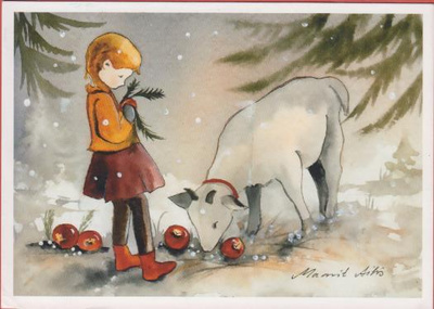 Maarit Ailio Tyttö ja lammas