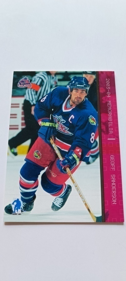 2003-04 BAP Memorabilia Ruby #28 Geoff Sanderson