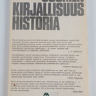 Esko Ervasti : Suomen kirjallisuushistoria - pikkukuva 2