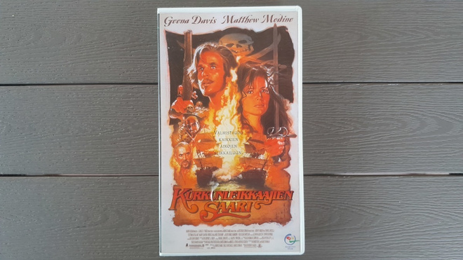 VHS: Kurkunleikkaajien Saari (Geena Davis 1995)